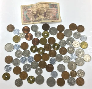 Grande lotto di monete e banconote Dong vietnamite vintage miste - Foto 1 di 8
