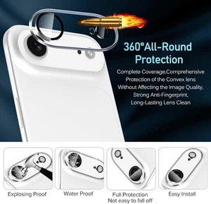 1 Pack For iPhone 17 Air   Camera Lens Protector Tempered Glass,Case Friendly - Picture 1 of 4