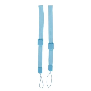 for Wii Remote 3DS 2DS PSP Switch PSV Move - 2x Blue Adjustable Arm Wrist Strap - Picture 1 of 8