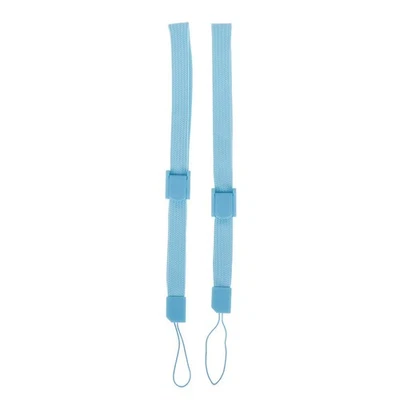 for Wii Remote 3DS 2DS PSP Switch PSV Move - 2x Blue Adjustable Arm Wrist Strap - Image 1 of 4