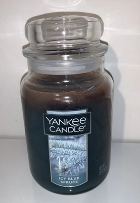 Yankee Candle Icy Blue Spruce Large Jar - Retired Scent  - NEW - Image 1 of 4