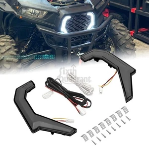 UTV LED Front Fang Accent Light Turn Signal Lamps For Polaris RZR XP 1000 14-18 - Picture 1 of 19