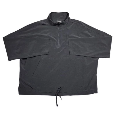 Prana Railay Pullover Womens L Black Activewear Drawstring Gym Athleisure Casual - Image 1 of 4