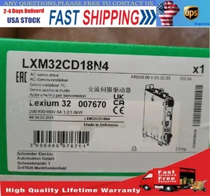 LXM32CD18N4 Servo Drive new via FedEx or DHL Fast Shipping - Picture 1 of 2