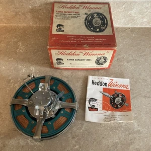 VINTAGE ANGELROLLE - HEDDON "WINONA" MIT BOX - CASTING & DEEP TROLLINGROLLE 108-48 - Bild 1 von 16