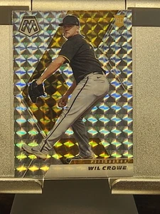 WIL CROWE 2021 MOSAIC BASEBALL YELLOW PRIZM RC NO. 218 PITTSBURGH PIRATES - Picture 1 of 1