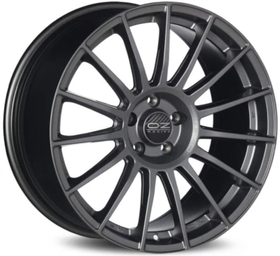 Sommerräder Tesla S Alufelgen OZ Superturismo LM 19 Zoll graphit grau Hankook - Bild 1 von 2