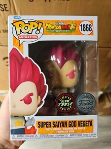 Dragon Ball Super - Super Saiyan God Vegeta (Glow Chase) (SE) #1868 ¡Funko Pop! - Imagen 1 de 4