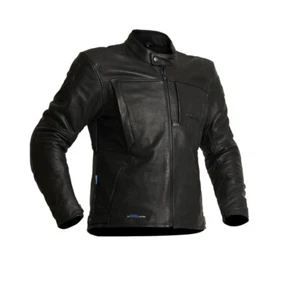 Halvarsson Racken Motorrad Lederjacke wasserdicht Gr. 58 - Schwarz - Bild 1 von 2