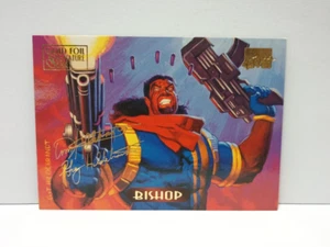 Bishop #4 1994 Marvel Masterpieces Gold Foil Signature Series Card - Picture 1 of 2