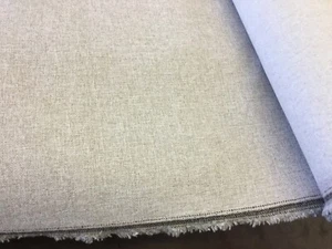2 meters upholstery fabric remnant canvas robust hard wearing neutral colour - Picture 1 of 5