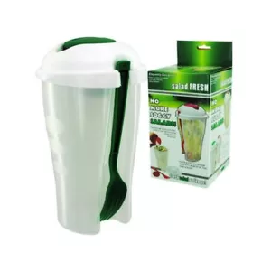 Salad Fresh Container With Separate Dressing Compartment Salad Container - Picture 1 of 2