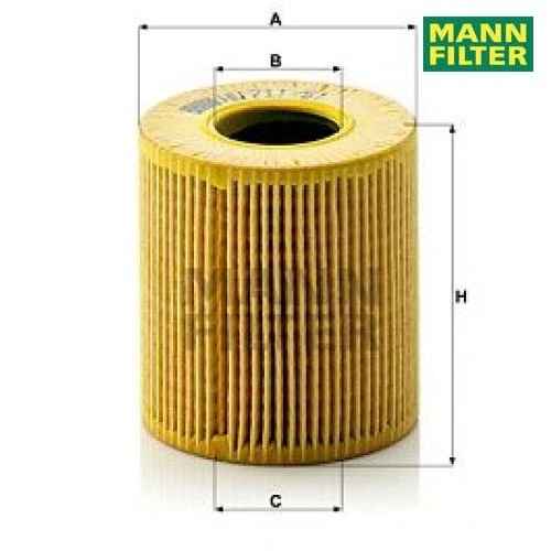 Ölfilter MANN-FILTER HU711/51x für Peugeot 308 I 308 SW I - Изображение 1 из 1