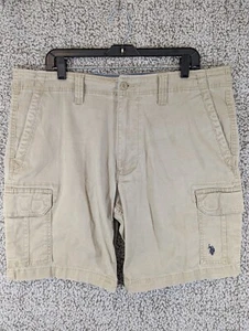 US Polo Assn Cargo Shorts Men's 40 Squad Pockets Outdoors Baggy Sports Wear - Picture 1 of 10