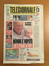 'Il Telegiornale' Quotidiano Anno 1 Numero 1 - maggio 1995 - Completo Raro !