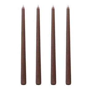 Soft Breeze 24er Pack Spitzkerzen 4/5x10 cm unparfümiert - braun - Bild 1 von 1