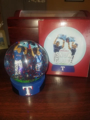 NEW TEXAS RANGERS SGA Snow Globe 7-20-18 Featuring The Water Cooler Celebration Cover