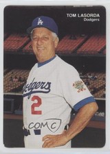 1990 Mother's Cookies Los Angeles Dodgers Stadium Giveaway Tommy Lasorda Tom HOF