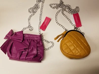 Bolso de mano bandolera púrpura - amarillo marca Xhilaration para mujer  Foto 1 de 4