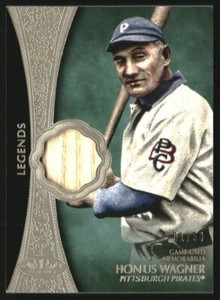 2019 Topps Tier One Legends Relics #T1RLHW Honus Wagner /50