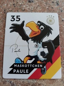 REWE DFB-Sammelkarte DFB 2020 Nr. 35 Maskottchen Paule. - Bild 1 von 2