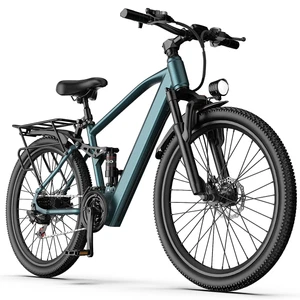 26'' Electric Mountain Bike for Adults 40Mile 25MPH City Commuting E-Bicycle - Picture 1 of 35