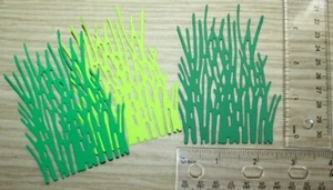🦗5 GRASS TUFTS 🦗cardstock paper die cut embellishments - Picture 1 of 13