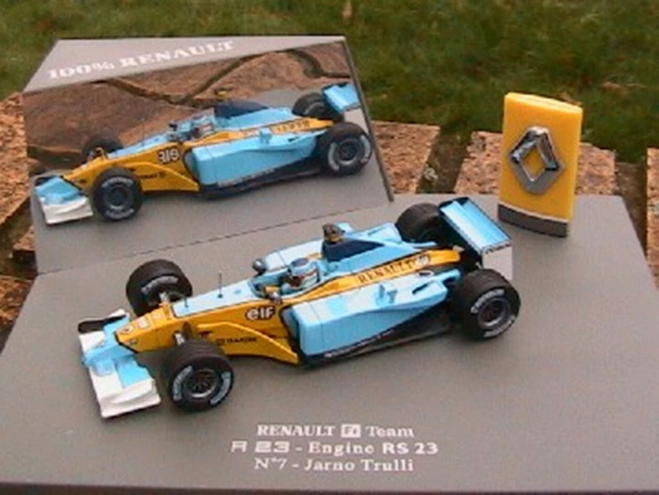 RENAULT F1 TEAM R23 MOTORE RS23 N°7 JARNO TRULLI 1/43 UNIVERSAL HOBBIES FORMULA - Immagine 1 di 1