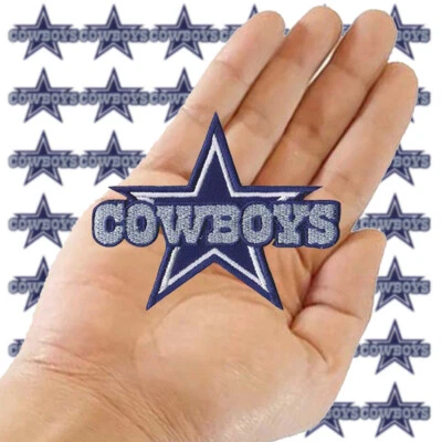 Wholesale Dallas Cowboys Size 3.2"x2.5" Sew Embroidered Iron On Patch Craft DIY - Image 1 of 4