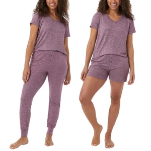32 Degrees Ladies' 3-piece Lounge Set_NWT_Purple/Black - Picture 1 of 5