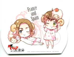 pop stand mini cardboard figure Hetalia Axis Powers promo anime France Spain - Bild 1 von 3