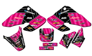 2000-2003 XR 50 RACE SERIES Pink Senge Graphics Kit Compatible with Honda - Picture 1 of 4