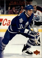 1995-96 Upper Deck Maple Leafs Hockey Card #110 Mike Gartner