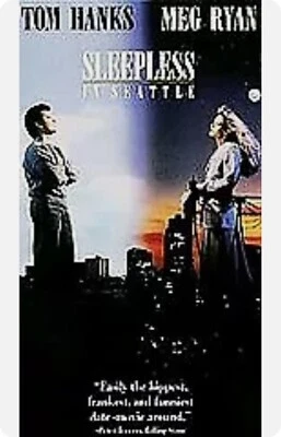 Sleepless in Seattle (VHS, 1993) Tom Hanks, Meg Ryan Very Good - Image 1 of 3