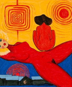 JUHANI PALMU, 'Poissaolevana katson muualle'.signed and numbered 107/220 - Bild 1 von 7