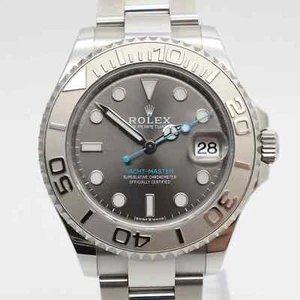 2018 Mint Rolex 268622 37mm Platinum Steel Rhodium Dial Automatic Watch - Picture 1 of 13