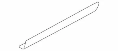 OEM NEW Ford 2010-2019 Police Intercep Door Outside Side Molding AG1Z-5425557-AA - Изображение 1 из 3