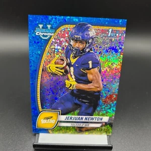 2024 Bowman Chrome U #98 Jerjuan Newton Blue /175 Toledo Rockets - Picture 1 of 2