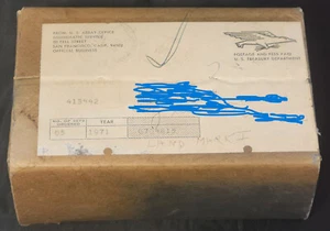 1971-S (5) Proof Sets in an Unopened Shipping Box; Look for the NO "S" Error - Picture 1 of 8