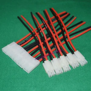 5pair 14 AWG Silicone Wire Tamiya Male & Female Connectors/Adapters RC 150mm - Picture 1 of 7
