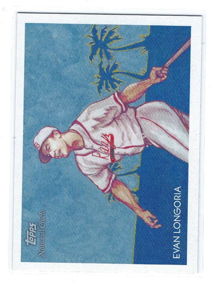 Evan Longoria 2010 Topps National Chicle #33 Rays DBacks - Image 1 of 1