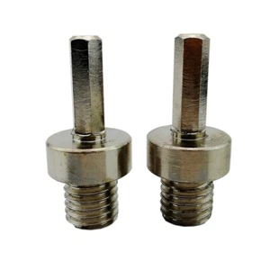 2pcs Connection Converter Adapter 5/8 to 3/8 Hex Shank Core Drilling Bits Drill - Imagen 1 de 8