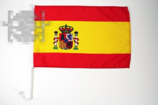 AZ FLAG Bandiera per Auto Spagna 45x30cm - BANDIERINA da Spagnola 30 x...