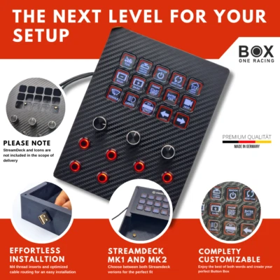 Elgato Stream Deck Button Box | 3 Encoders | 8 Buttons | 17 Funktions | 1.8M - Bild 1 von 4