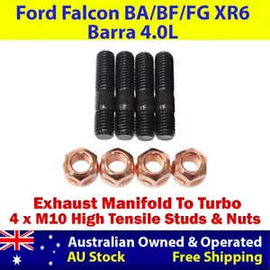 High Tensile Exhaust Manifold To Turbo Studs For Ford Falcon XR6 BA/BF/FG 4.0L - Bild 1 von 4