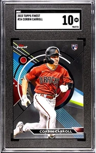 2023 Topps Finest #24 Corbin Carroll SGC Grado 10 S131 - Imagen 1 de 2