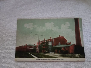 vintage divided back postcard mcfarlan buggy co.,connersville, indiana - Picture 1 of 2