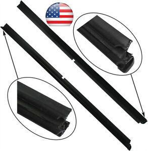 4x Outer Window Glass Seal Belt Trim Sealing Strip For 99-04 Jeep Grand Cherokee