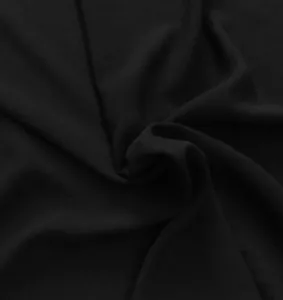 Black rayon fabric 58” Width Sold By The Yard - Picture 1 of 1