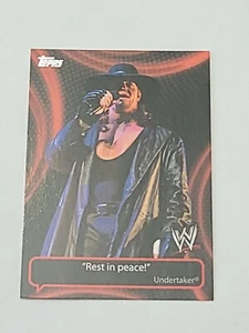 2011 Topps WWE Undertaker Catchphrases - Rest In Peace card #CP-4 - Picture 1 of 2